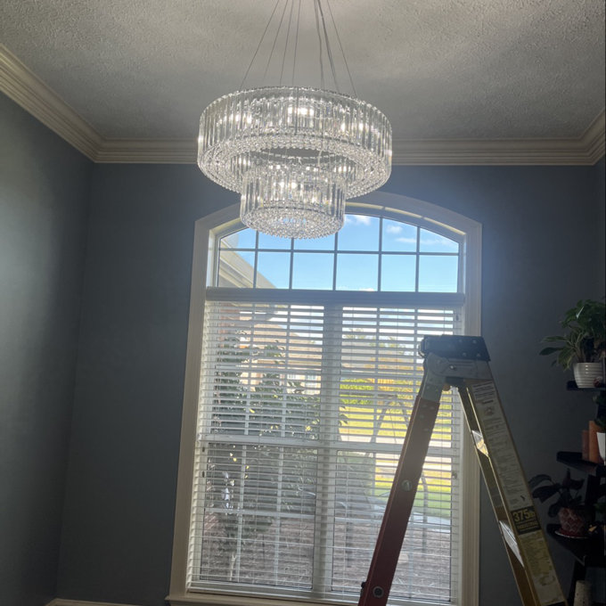 Mercer41 Craggie 12 - Light Crystal Tiered Chandelier & Reviews